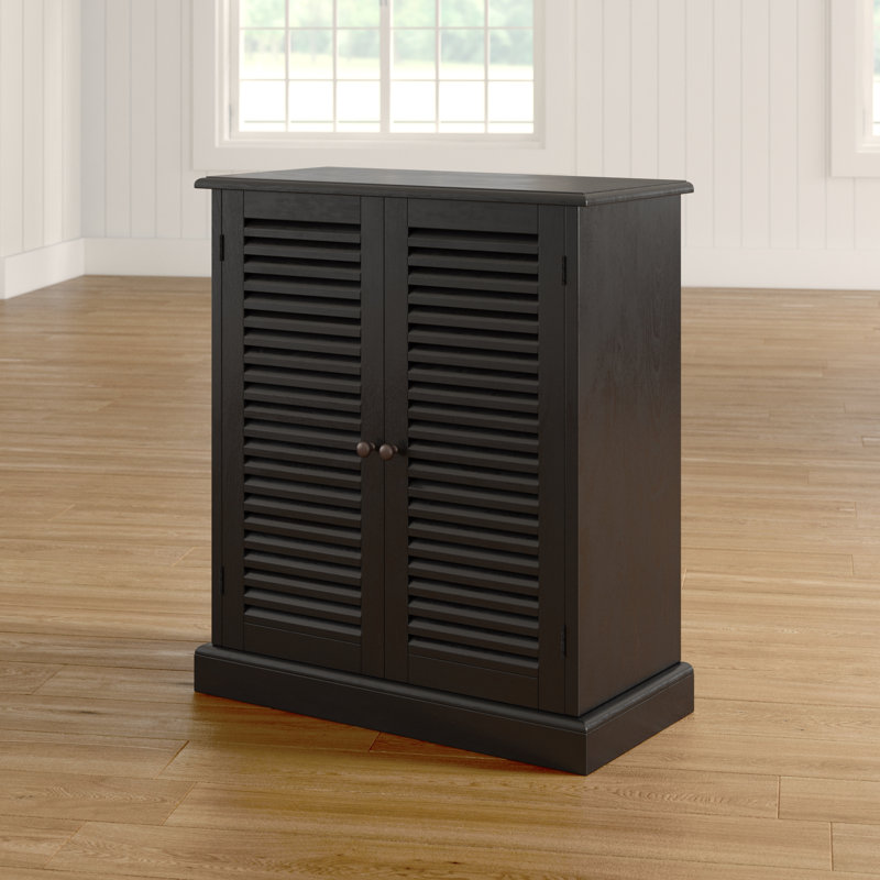 Armoire de rangement à chaussures pour 15 paires Polton, Espresso