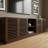 78.7'' W TV Stand Media Console With 4 Shuttered Cabinet Doors