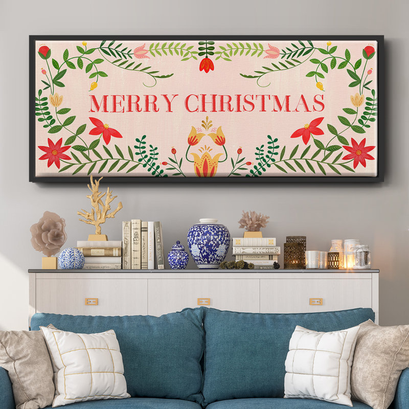 Twelve Days Collection D- Framed Canvas
