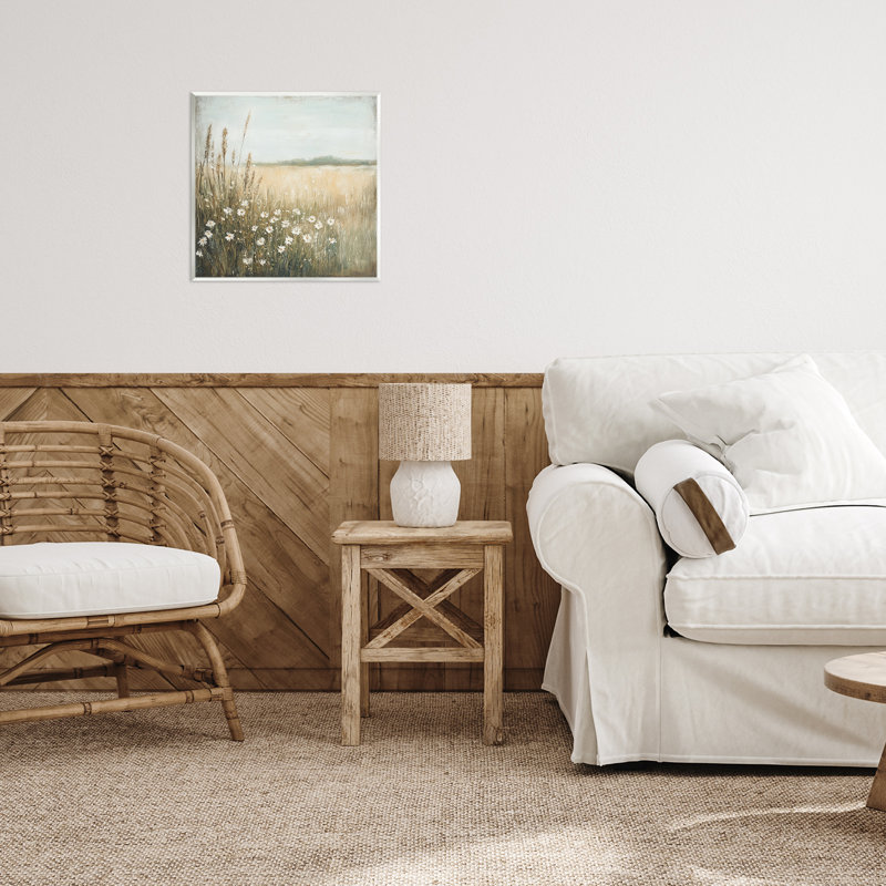 «Daisy Dream Landscape», plaque murale par Petal Prints Design