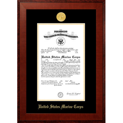 Marine Certificate Honor Picture Frame