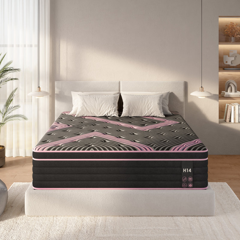 Hybrid Mattress, Individually Pocketed Innerspring, King, 10