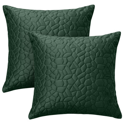 Aspire Homeware Geometric Square Velvet Cushion Covers