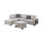 Canapé modulaire réversible avec repose-pieds-1441049805