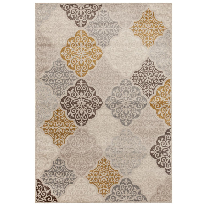 Matrix Floral Indoor Rug, Rectangle 8' x 10'