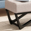 Modern With Button- Seat And Sleek Appearance Sophisticated Design Stable Leg Construction