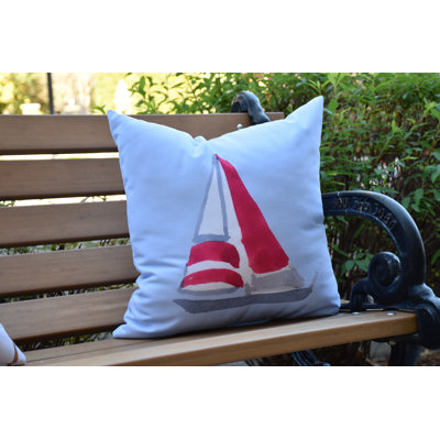 Nantucket Outdoor Reversible Throw Pillow