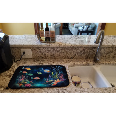 Tapis de séchage bioluminescent pour poisson