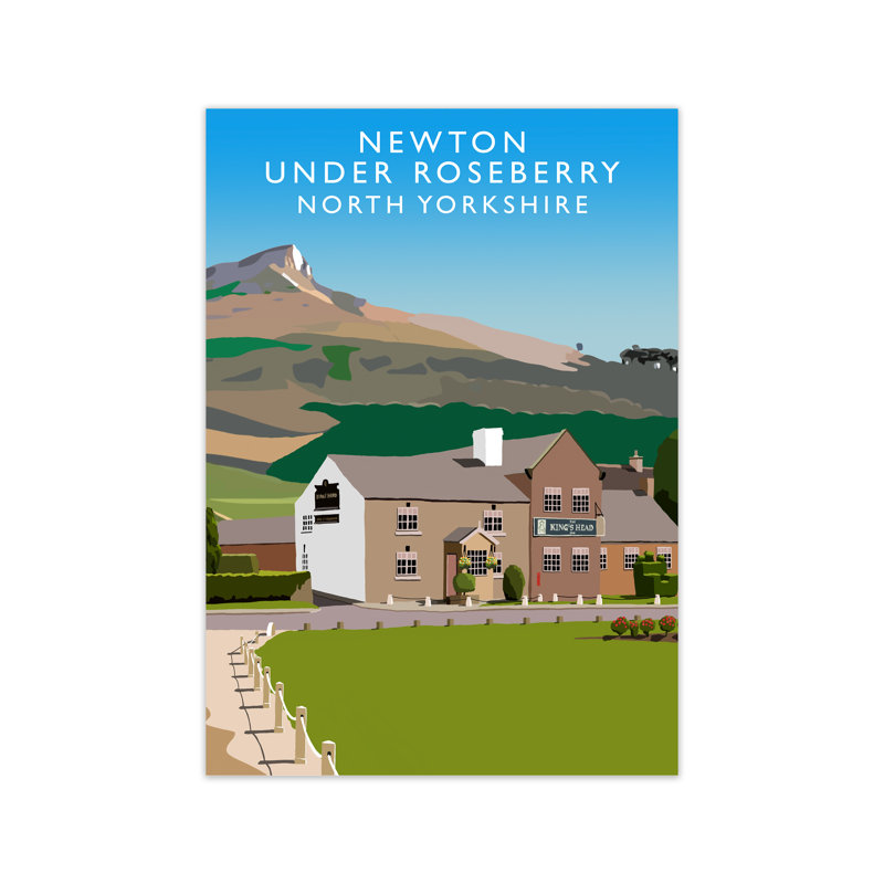 Newton Under Roseberry North Yorkshire by Richard O'Neill - Print, 297 cm H x 21 cm W
