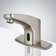 Brushed Commercial Touchless Faucet with Motion Sensor Activation
