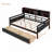 Daybed, Wood Slat Support, with Bedside Shelf and Two Drawers-1247443242-1269038398