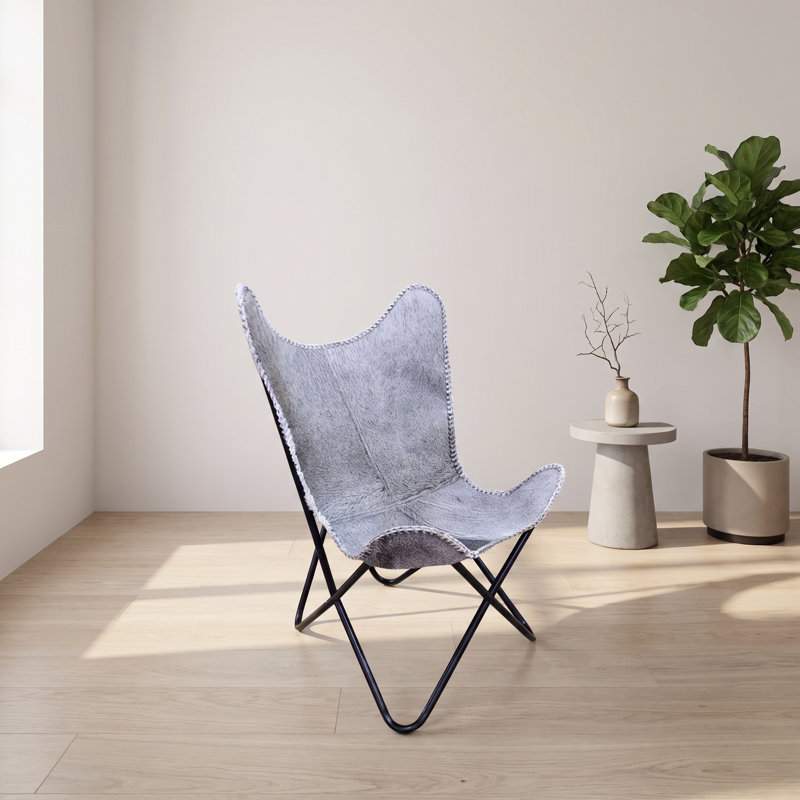 Méridienne ergonomique moderne l 31,5 "x H 34,5" Modern Grey, Gris, Noir