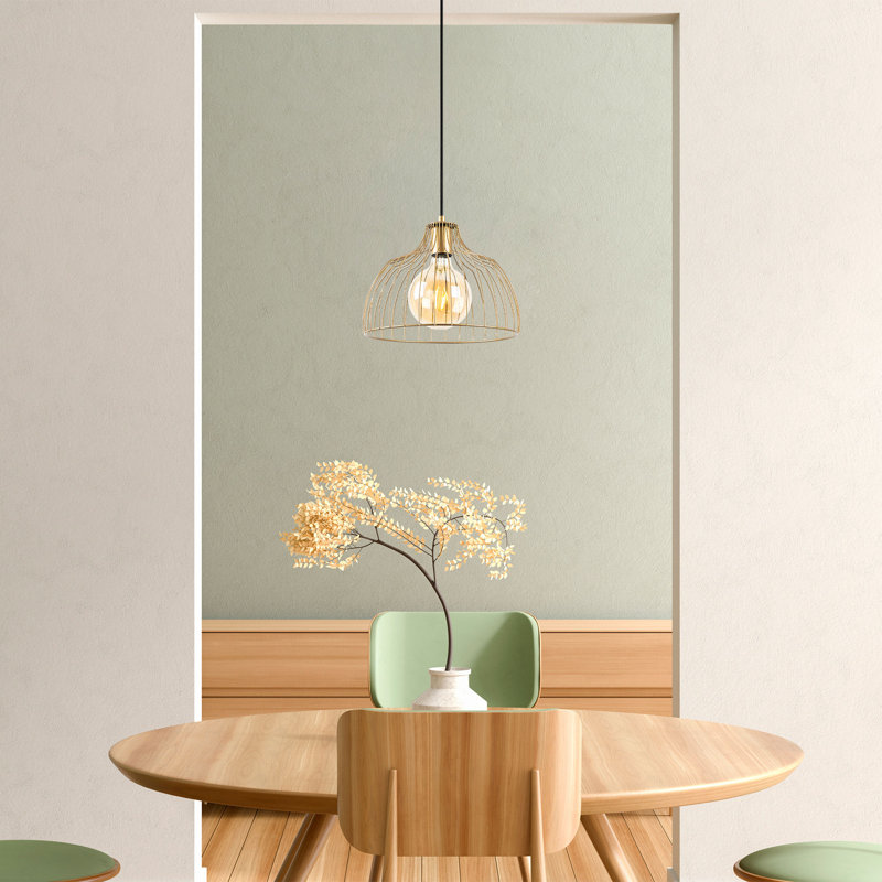 Luminaire suspendu en dome à 1 lumière