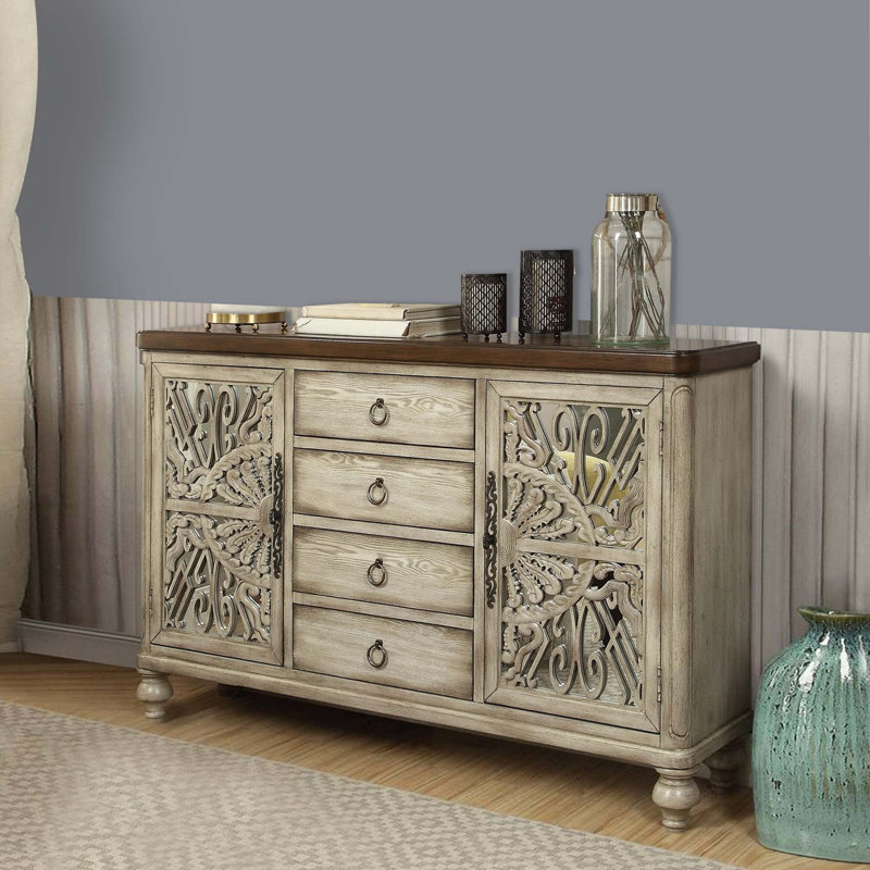 Haegan 60'' W 4 - Drawer Dresser