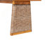 Banc d'extérieur en bois d'acacia (ensemble de 2), finition teck + osier brun-1992824230-1992824228