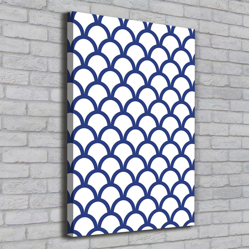 Marinistic Background - Wrapped Canvas Print