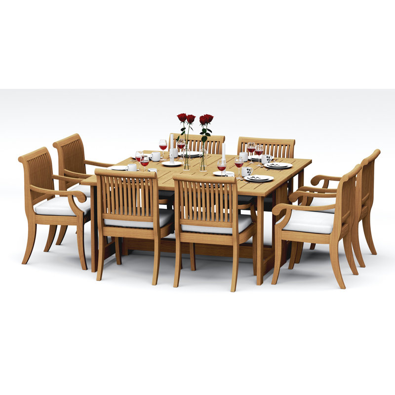 Giva Outdoor Teak Dining Set, 8
