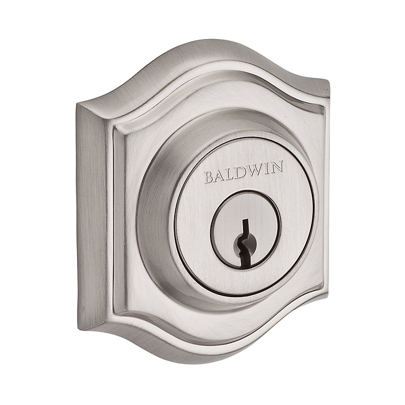 Double Cylinder Deadbolt with SmartKey, Yes, Satin Nickel