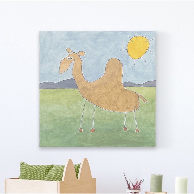 «Paris Quinn's Camel», reproduction sur toile tendue Parisi, H 40 po x l 40 po x P 1,5 po