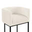 Tabouret de comptoir rembourré Bechtold