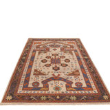 Burano Hand Knotted Wool Geometric Area Rug