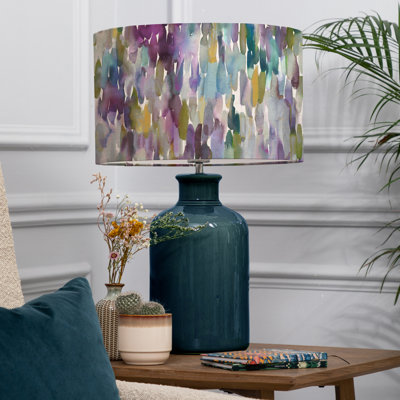 Elspeth Table Lamp & Azima Eva Lotus Shade