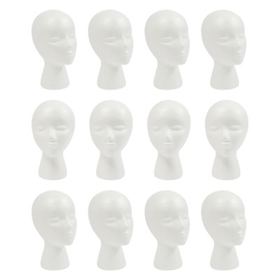 Tête de mannequin tête de mannequin 12 pièces