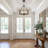 Dodson 17.72 in. 4-Light Drum Farmhouse Chandelier for Dining Room Kitchen Bedroom Foyer-1206375578