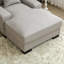Chaise longue rembourrée Yulinda-322665944