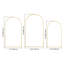 Metal Arch Backdrop Stand Set Of 3 Stand With Case Connection For Wedding