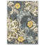 Morris Hand Tufted Wool Floral Area Rug in Blue-63003985