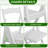 White Plastic Upholstered Folding Chairs(Set Of 4)-1142973701