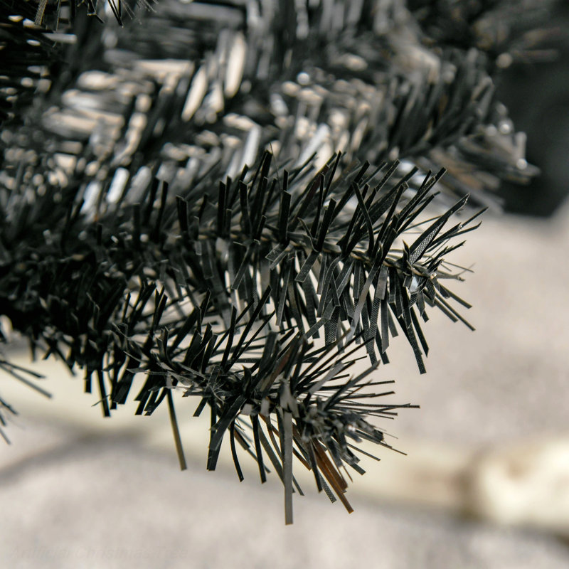 Slender Christmas Tree, Artificial Christmas Tree With 618 Tips, 6.9'