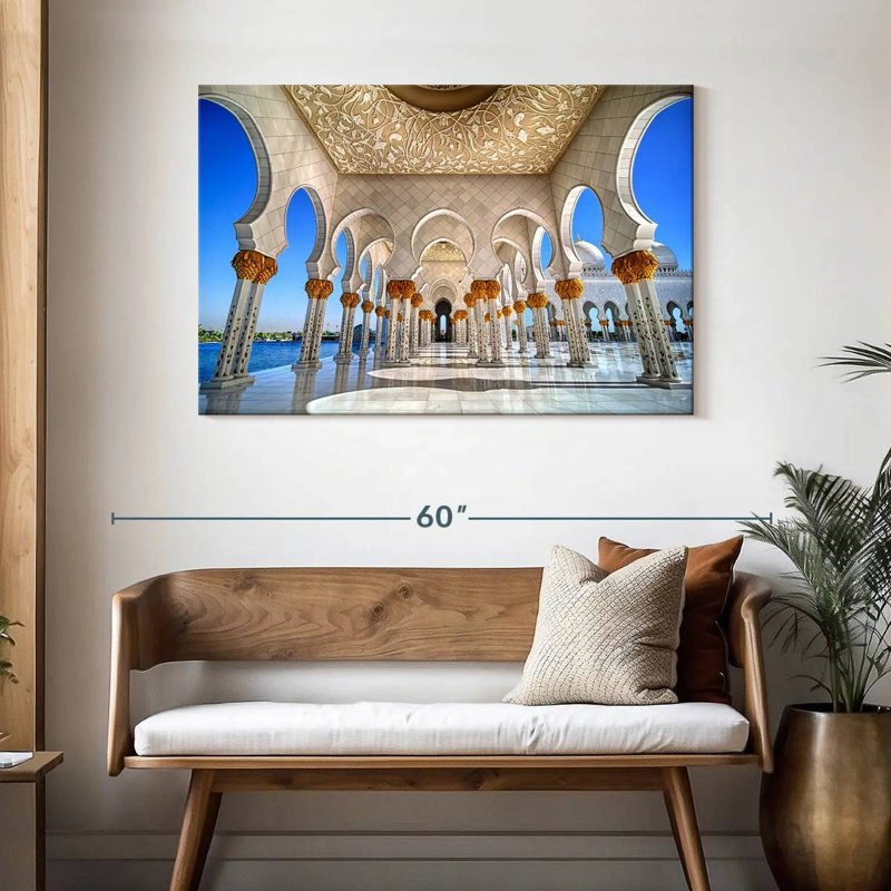 Ravi Elegant Sheikh Zayed Mosque, 30" H x 45" W
