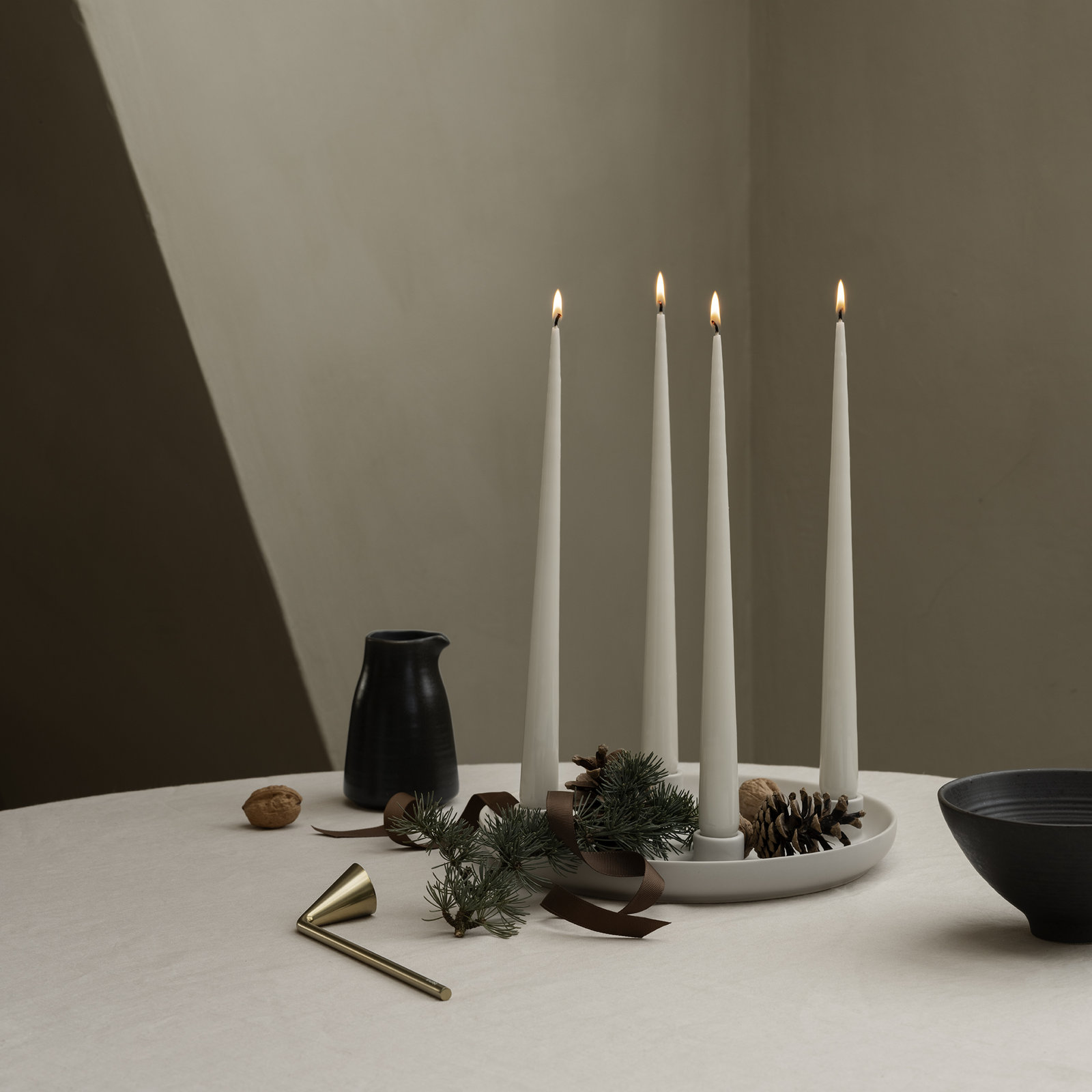 NOX Candle Snuffer, Brass Metallic