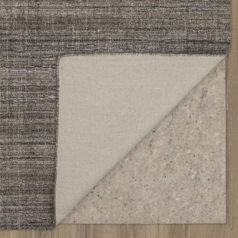Tapis gris touffeté à la main Katie-Grace, Tapis de couloir 2 pi x 8 pi