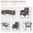 Serita Trym 9-Person Outdoor PE Wicker Patio Sectional Outdoor Conversation Set With Cushions-708342679