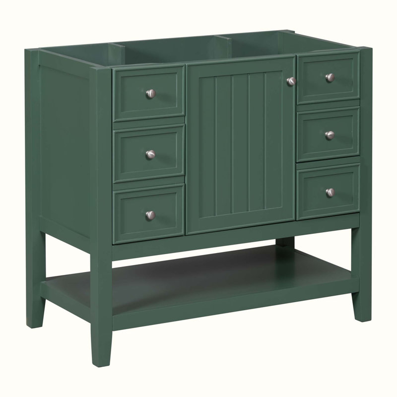 Base de meuble-lavabo simple 35,5 po seulement, Green