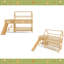 Lit superposé avec glissade en forme de maison, lit de jeu avec escalier de rangement, deux méthodes de placement, conception silencieuse-1104149609-1104149615