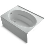Windward® 60" x 42" Alcove/Tile In Soaking Acrylic Bathtub