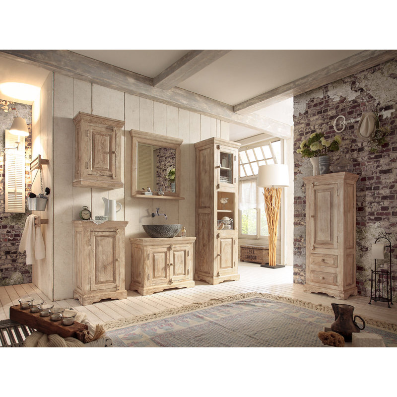 Deandre Solid Wood Wall Bathroom Cabinet