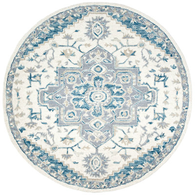 Tapis oriental en laine et coton touffeté à la main Cremont