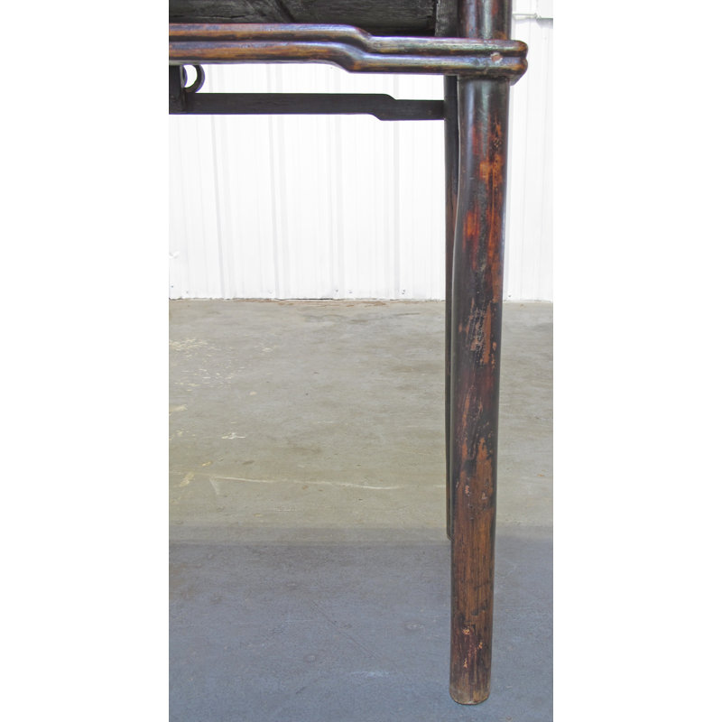 72" Long Antique Elm Console Table