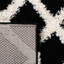 Tapis noir / blanc Alberthe-420907965