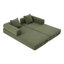 Canapé modulaire pliable et compressible avec structure en métal robuste-1480568279