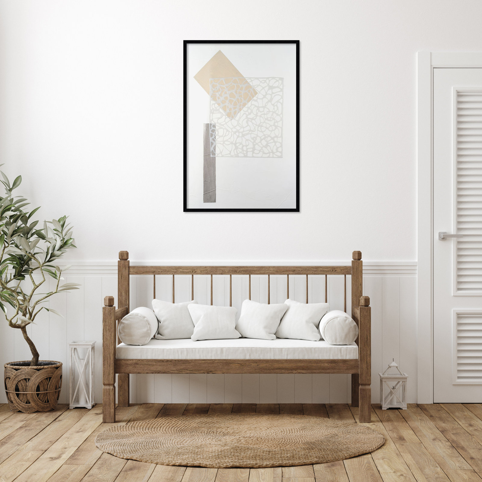 Nooks and Crannies No. 3 Print, 41" H x 28" W, Black