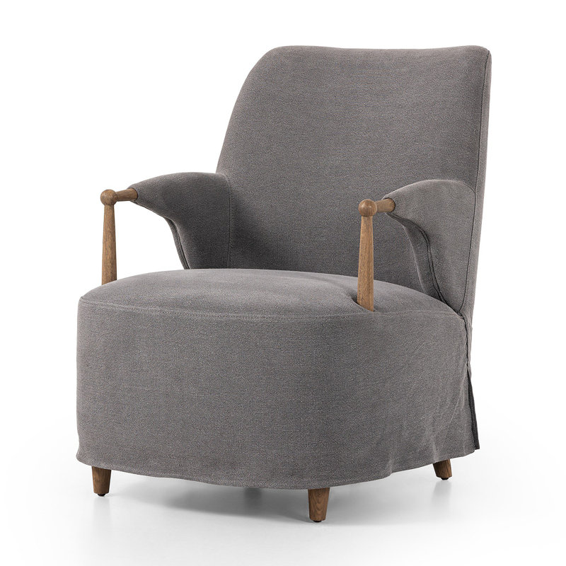 Brently Chair, Broadway Denim Linen