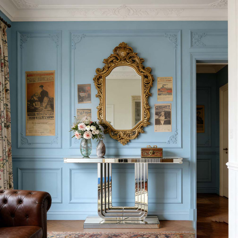 Miroir avec miroir et console
