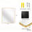 Mercedita Metal Rectangle Wall Mirror-1512556918-1512556915
