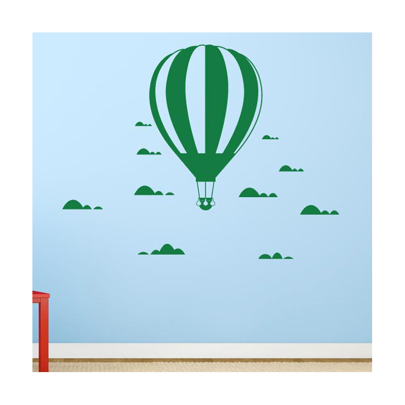 Abstract Wall Decal, Green